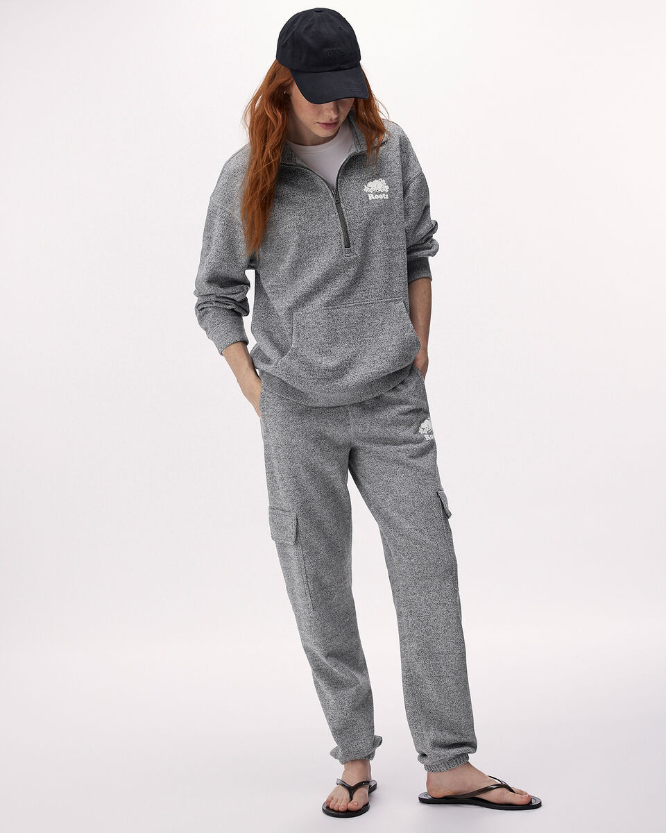 Pantalon cargo Cooper en molleton de coton bio