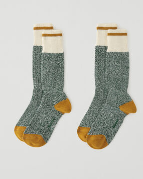 Womens Roots Pop Cabin Sock 2 Pack