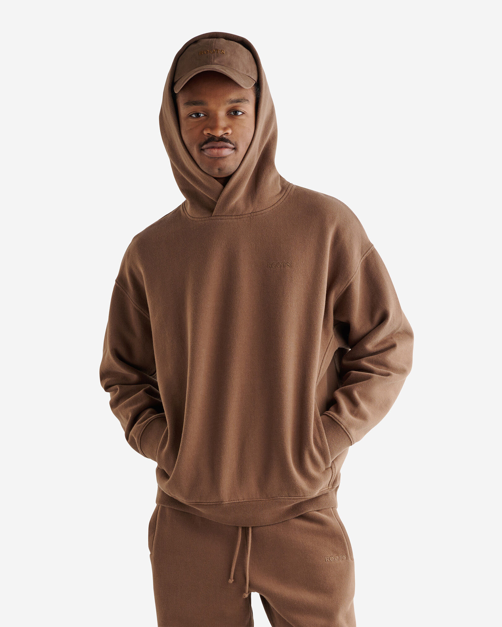 Brown sweatpants deals and sweatshirts