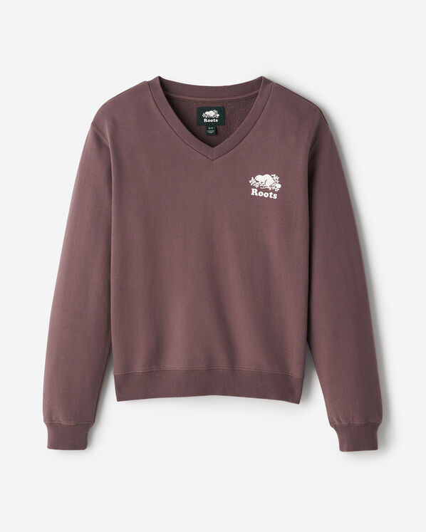 Organic Cooper V-Neck Sweatshirt