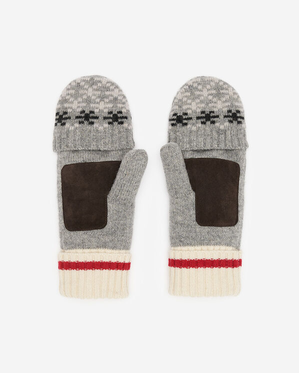Mitaines &agrave; rabat Cabane Nordic Stripe pour adulte