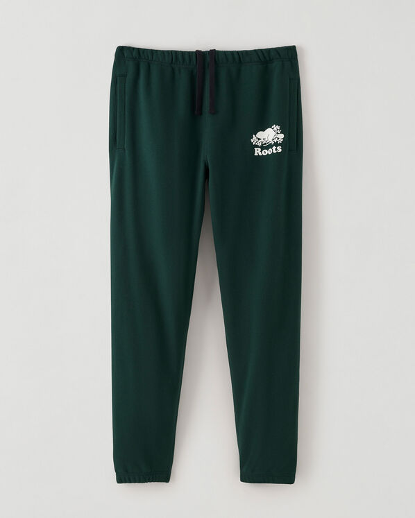 Pantalon original ajusté en molleton de coton bio