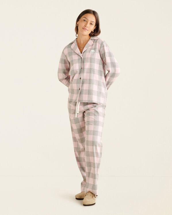 Womens Park Plaid Pajama Set