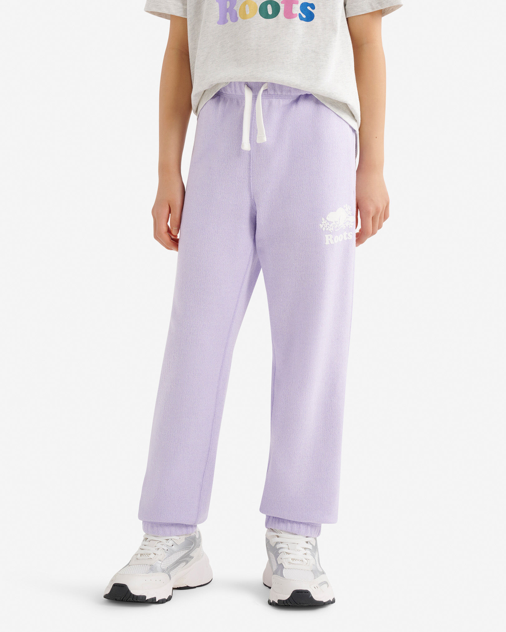 Pantalon original en jersey bouclette de coton bio pour enfants