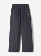 Pantalon en molleton nuage à jambe large