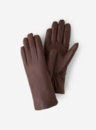 Gants tactiles en cuir nappa pour femmes