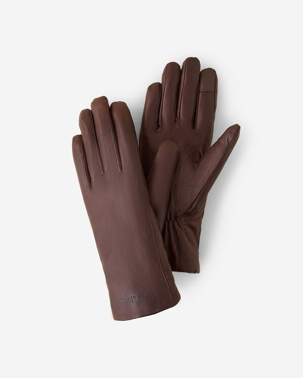 Gants tactiles en cuir nappa pour femmes