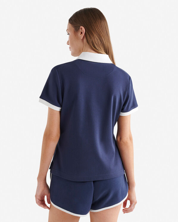 Polo en coton piqu&eacute; Club