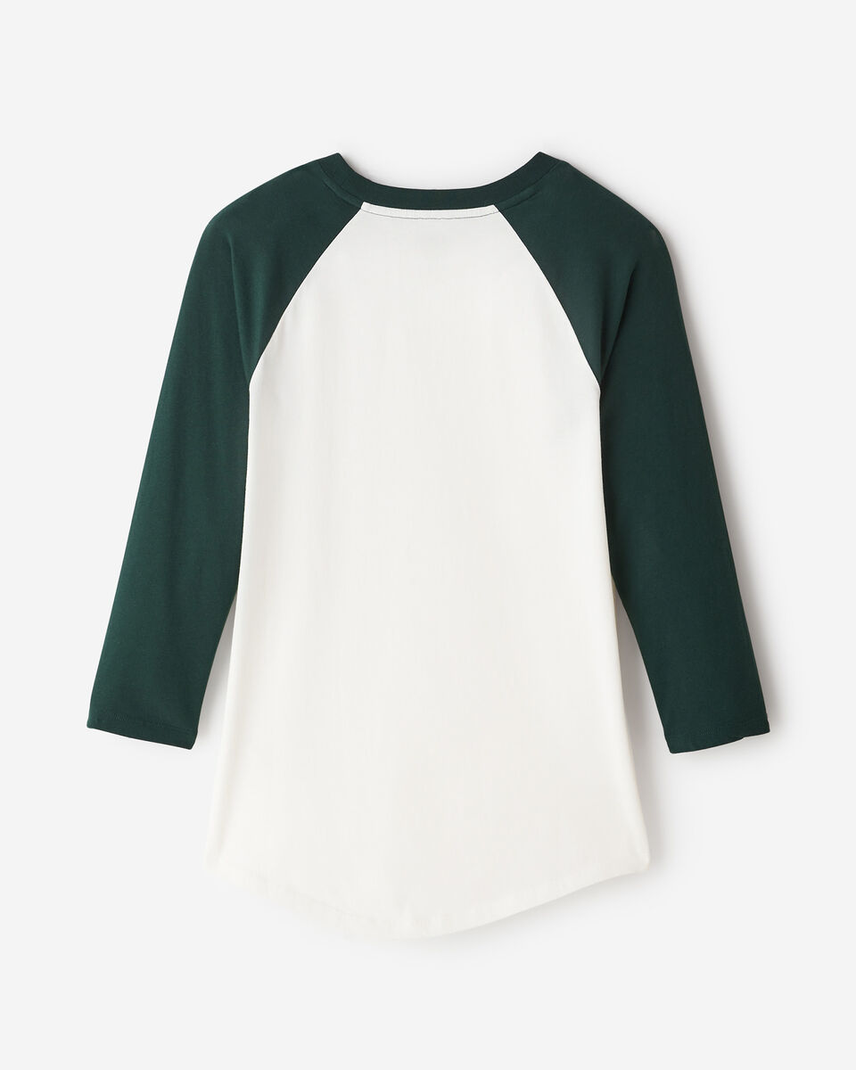 T-shirt style baseball Cooper en coton bio pour femme