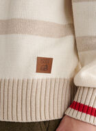 Cabin Relaxed Striped Crew Sweater