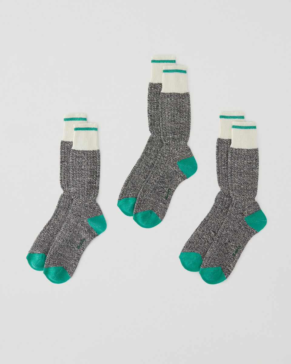 Mens Roots Pop Cabin Sock 3 Pack