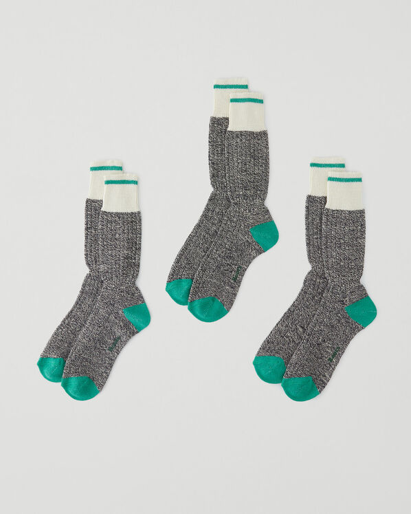 Mens Roots Pop Cabin Sock 3 Pack