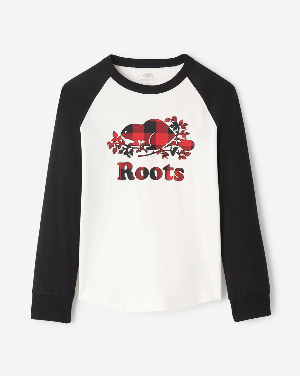T-shirt style baseball à carreaux pour enfants