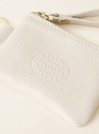 Pochette à glissière en cuir Cervino