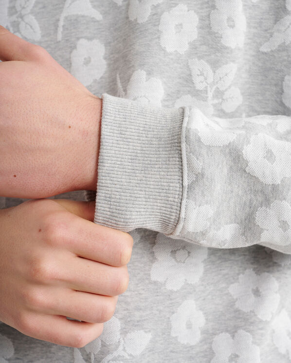 Floral Jaquard Hoodie