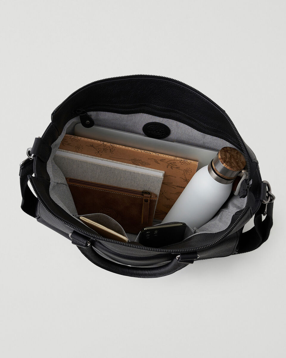 Sac utilitaire à bandoulière en cuir Cervino