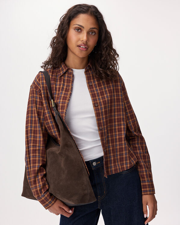 Jacq Shoulder Bag Suede