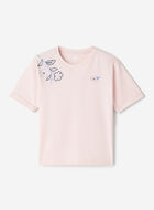 T-shirt motif floral Roots pour femme