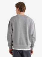 Chandail à col rond original décontracté en molleton de coton bio