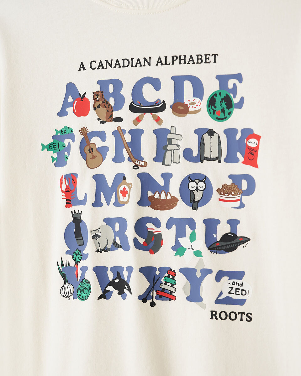 T-shirt ABC du Canada pour enfants