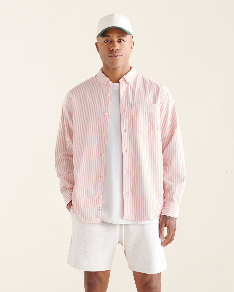 Relaxed Striped Oxford Shirt