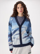 Landscape Intarsia Cardigan