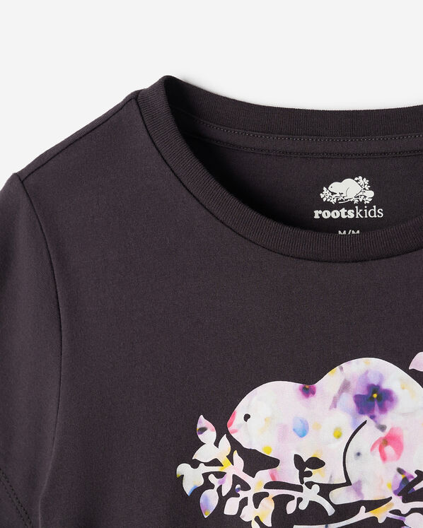 T-shirt ajust&eacute; &agrave; motif floral pour enfants