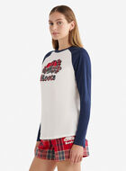 Womens Cooper Plaid Long Sleeve T-Shirt