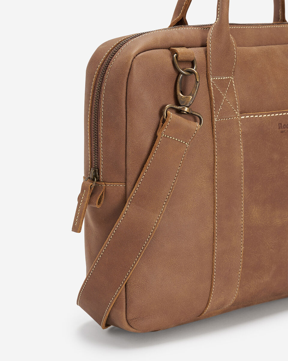 Sac à ordinateur Wellington en cuir Tribe
