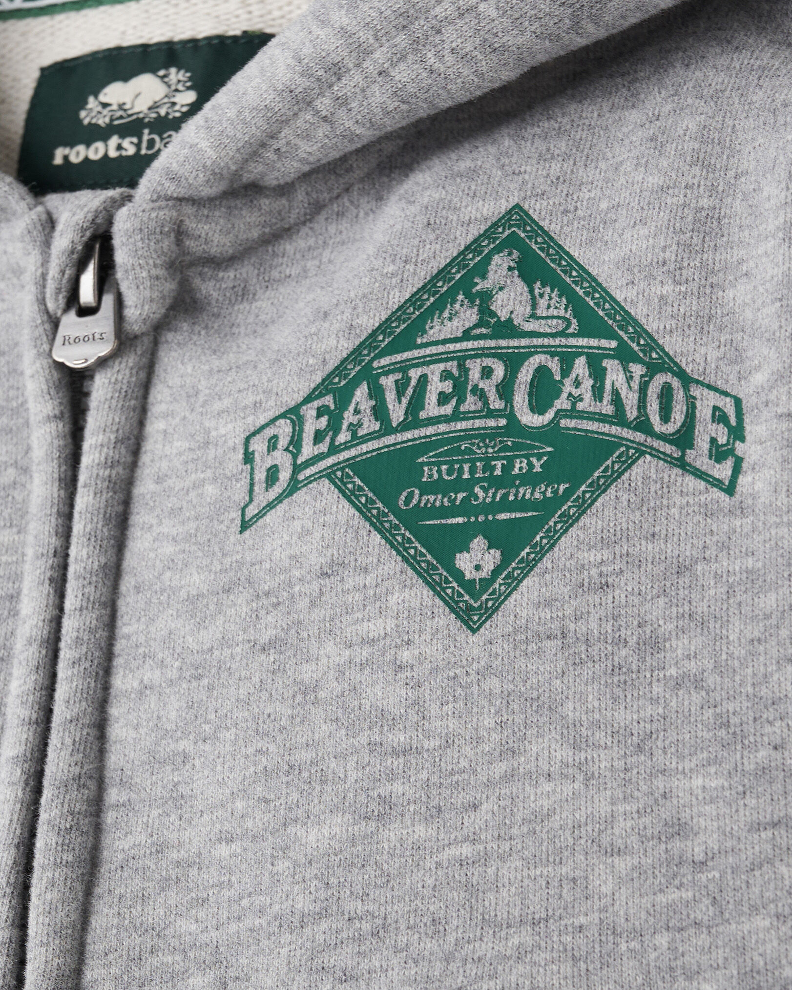 Baby Beaver Canoe Relaxed Full Zip Hoodie