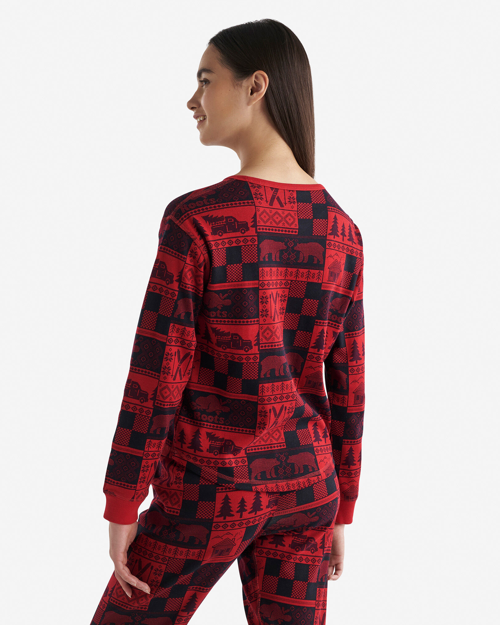 Womens Holiday Pajama Top