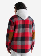 Blouson à carreaux Park avec doublure en sherpa