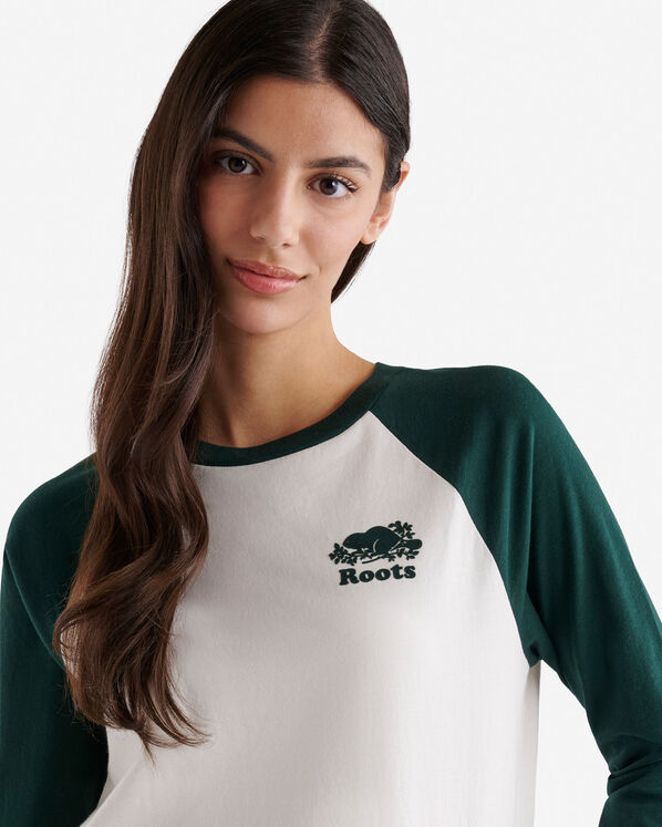 Womens Organic Cooper Baseball T-shirt