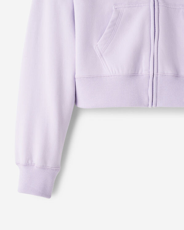 Girls Organic Cooper Shrunken Zip Hoodie
