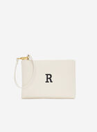 Monogram Wristlet Ivory