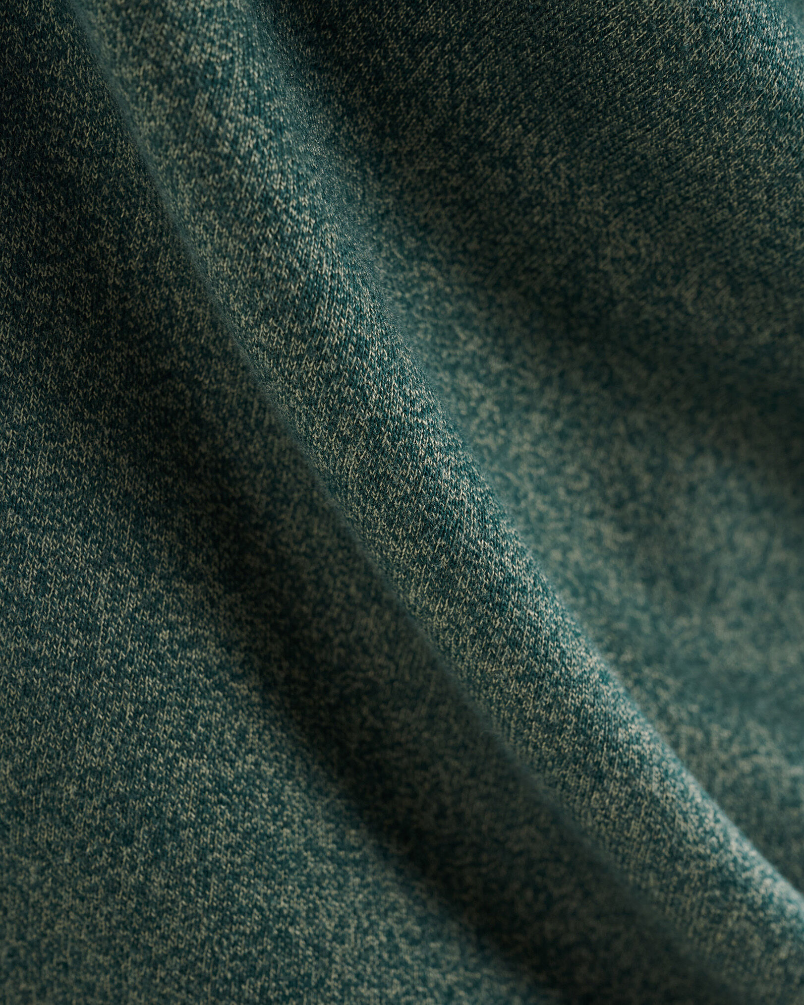 Roots Applique Half Zip Stein