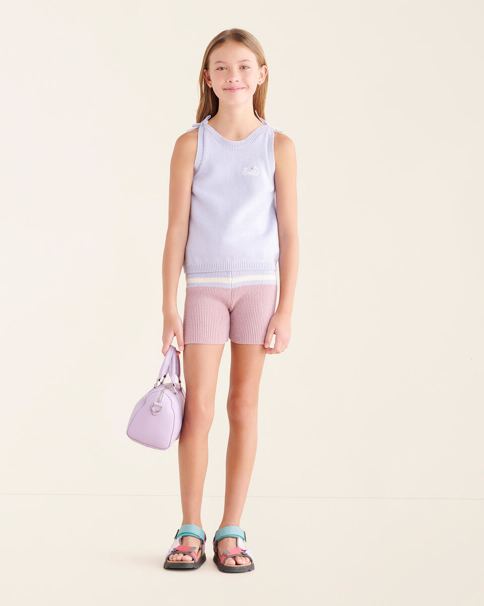 Short en tricot pour fille