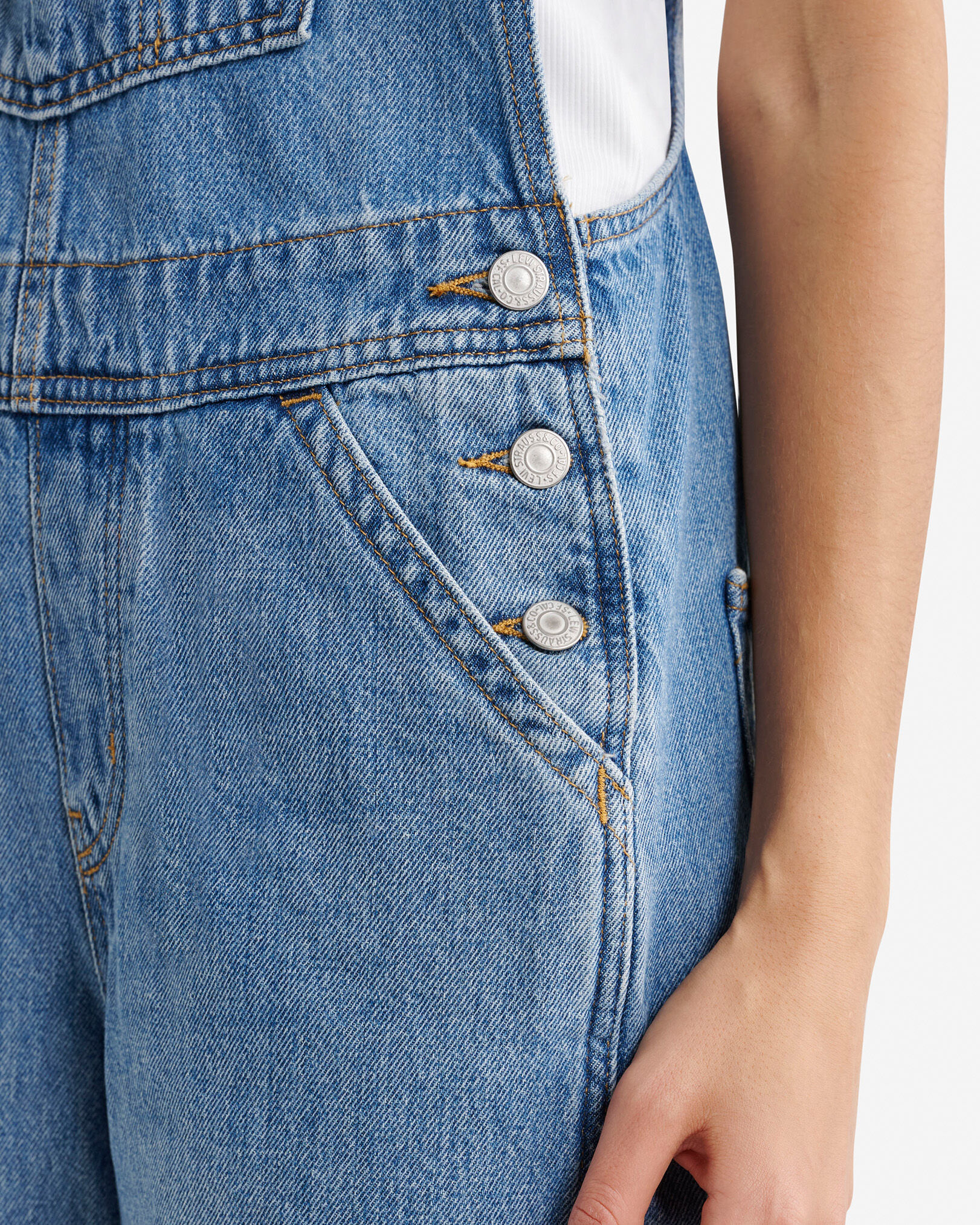 Levi's Full Length Baggy Womens Overall