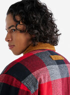 Blouson à carreaux Park avec doublure en sherpa