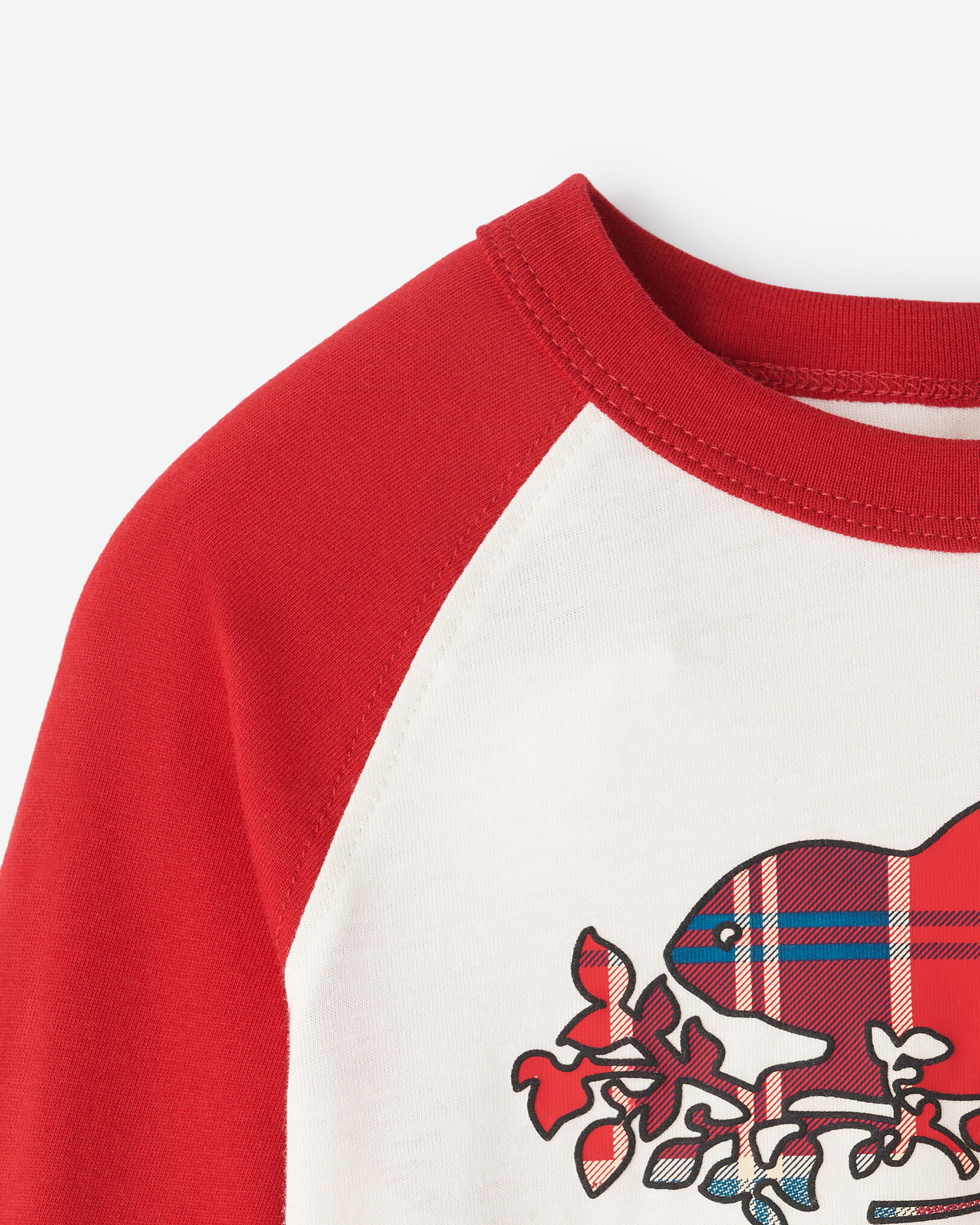 Toddler Plaid Baseball T-Shirt