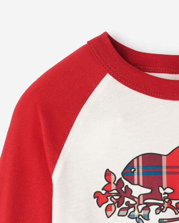 Toddler Plaid Baseball T-Shirt Toddler Plaid Baseball T-Shirt
