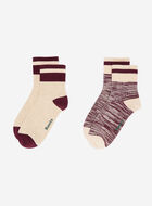 2 paires de socquettes en coton Cabane pour adultes 