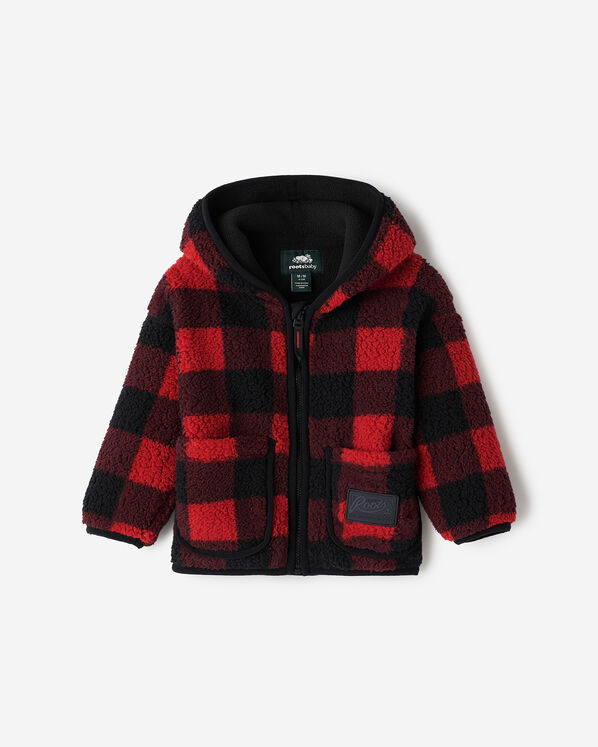 Baby Shearling Fleece Zip Hoodie