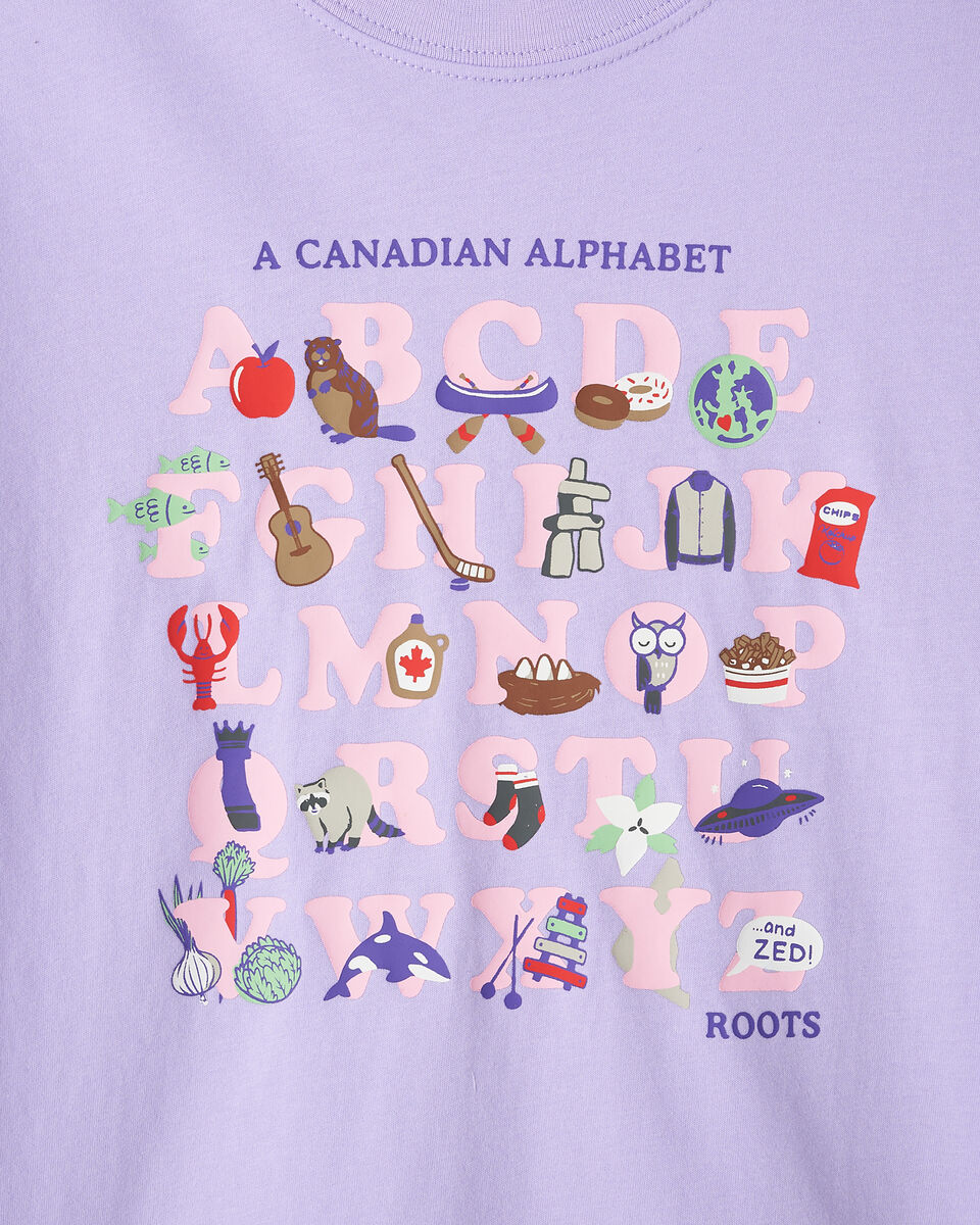 T-shirt ABC du Canada pour enfants