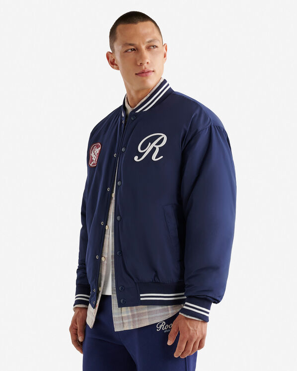 Satin Varsity Jacket Satin Varsity Jacket