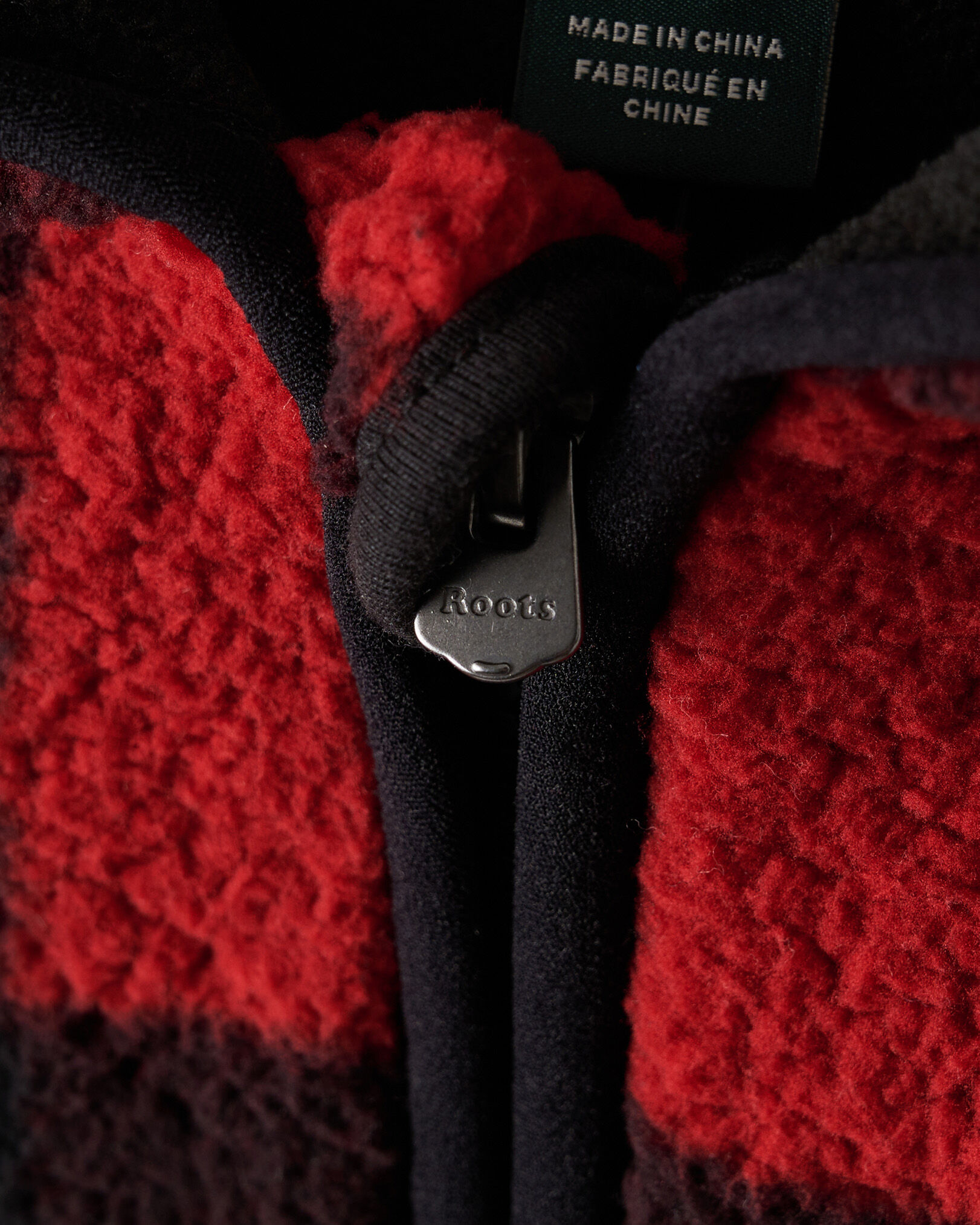 Shearling discount fleece jacket