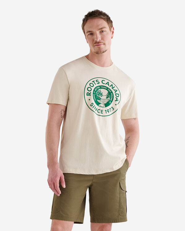 Mens Roots Think Green T-shirt