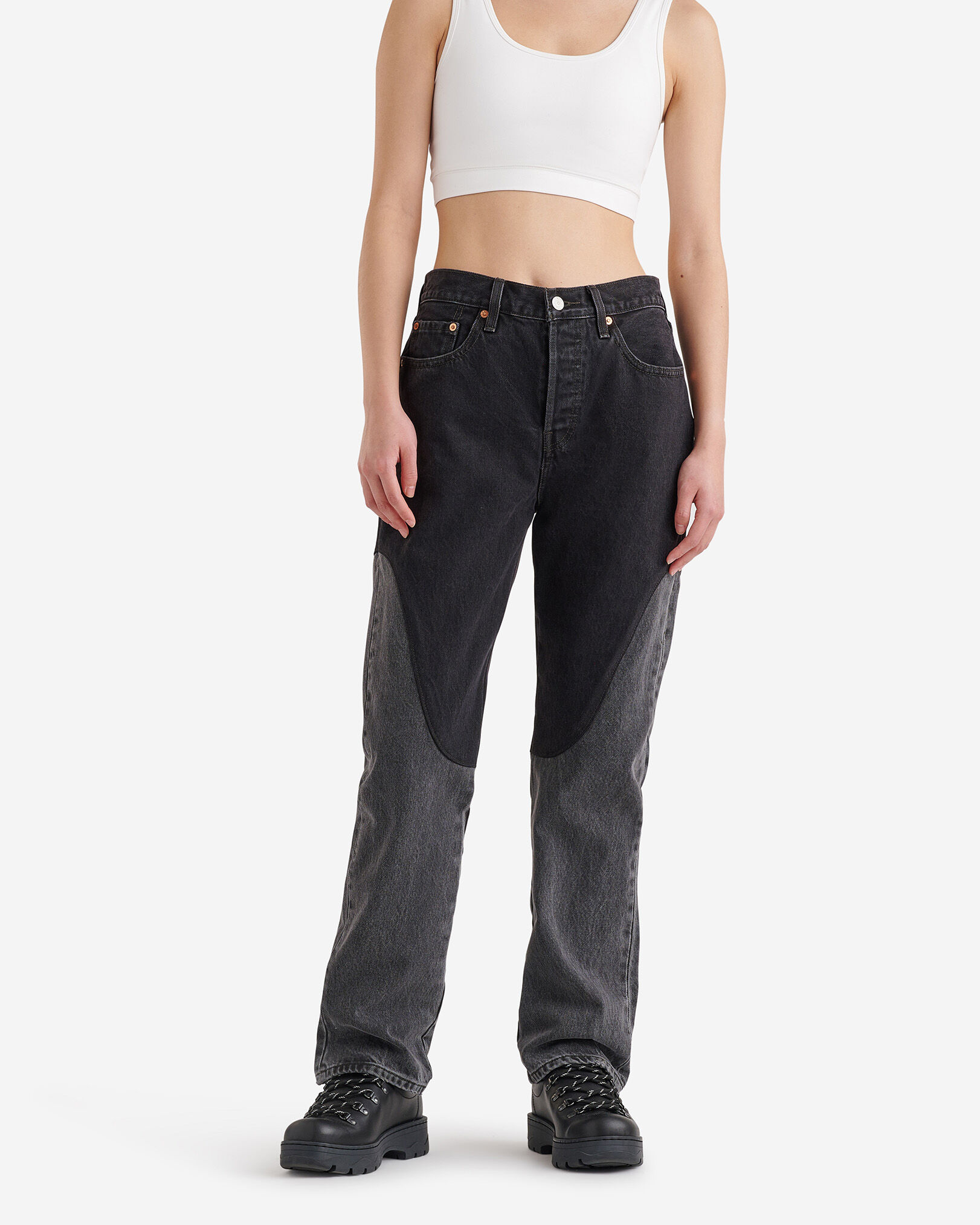 Women's levi's 501 sales straight leg jeans