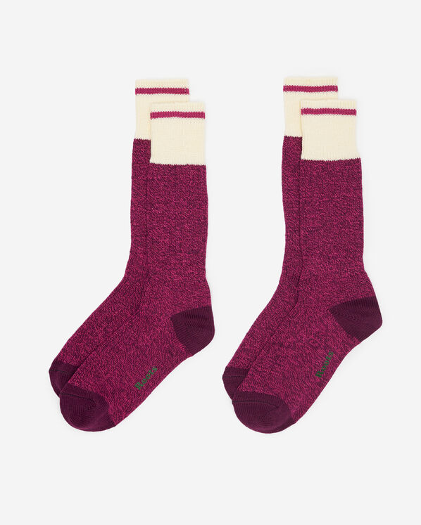 2 paires de chaussettes Cabane Pop Roots pour adultes