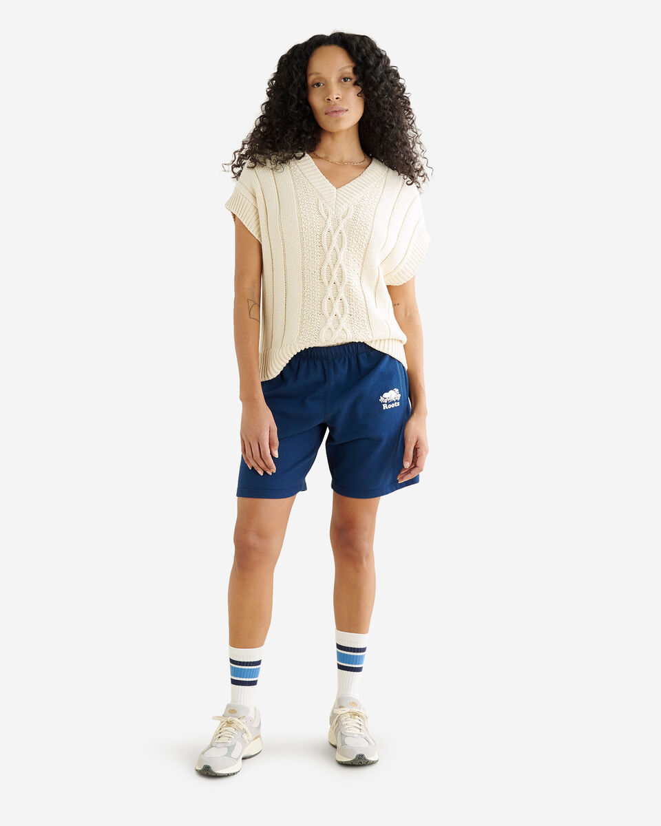 Short original long en molleton de coton bio 6 po
